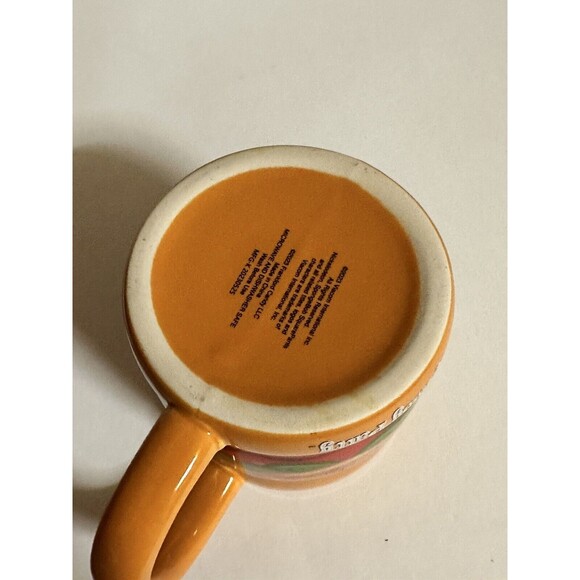 SpongeBob Krabby Patty Coffee Mug Cup 2021 Frankford Candy LLC Nickelodeon EUC - Picture 4 of 4